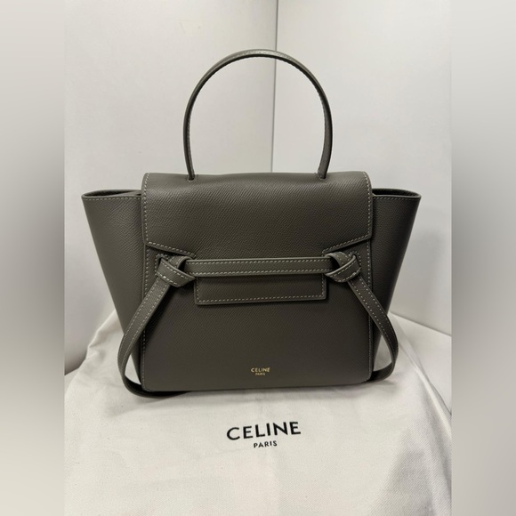 Like-NEW NANO BELT BAG IN GRAINED CALFSKIN
GREY - Picture 1 of 7